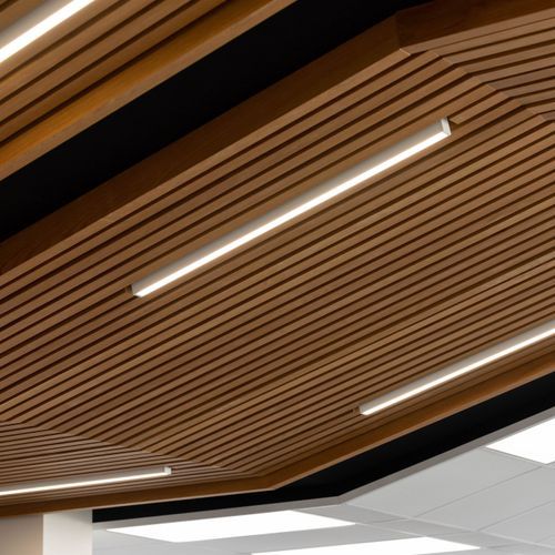 Fire Rated MDF/Veneer Battens by Featurecraft
