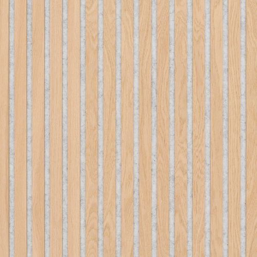 Grey Oak Timber Slat Panel