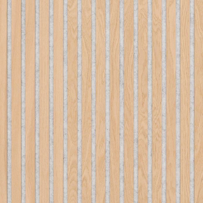 Grey Oak Timber Slat Panel