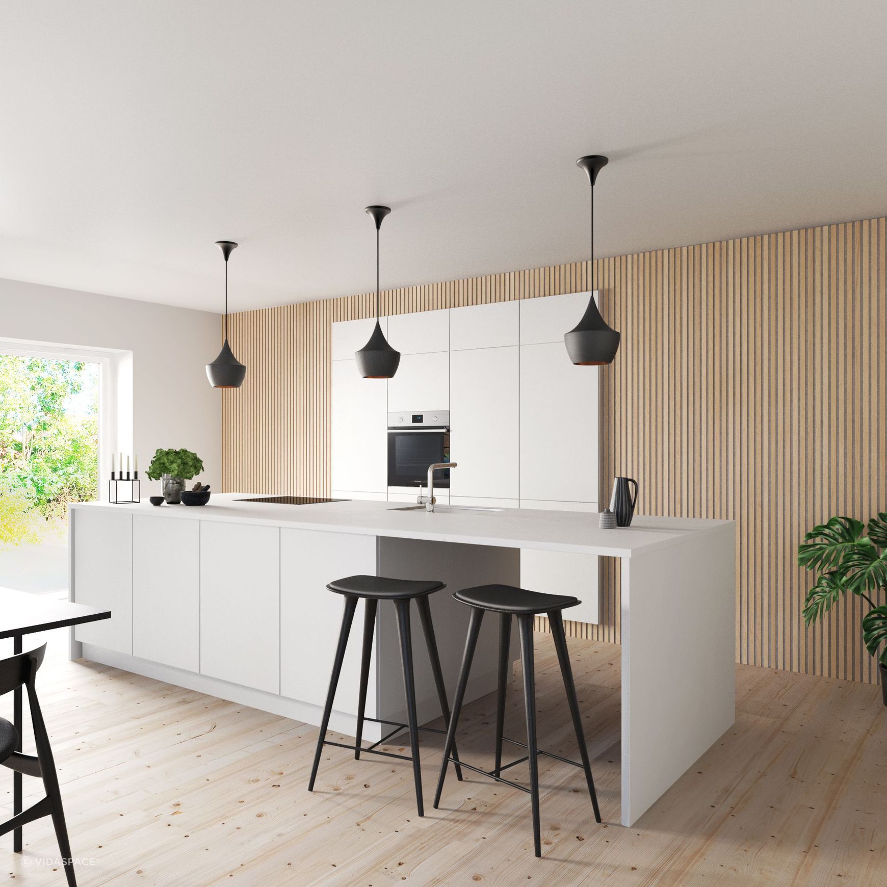 Grey Oak Acoustic Timber Slat Panel