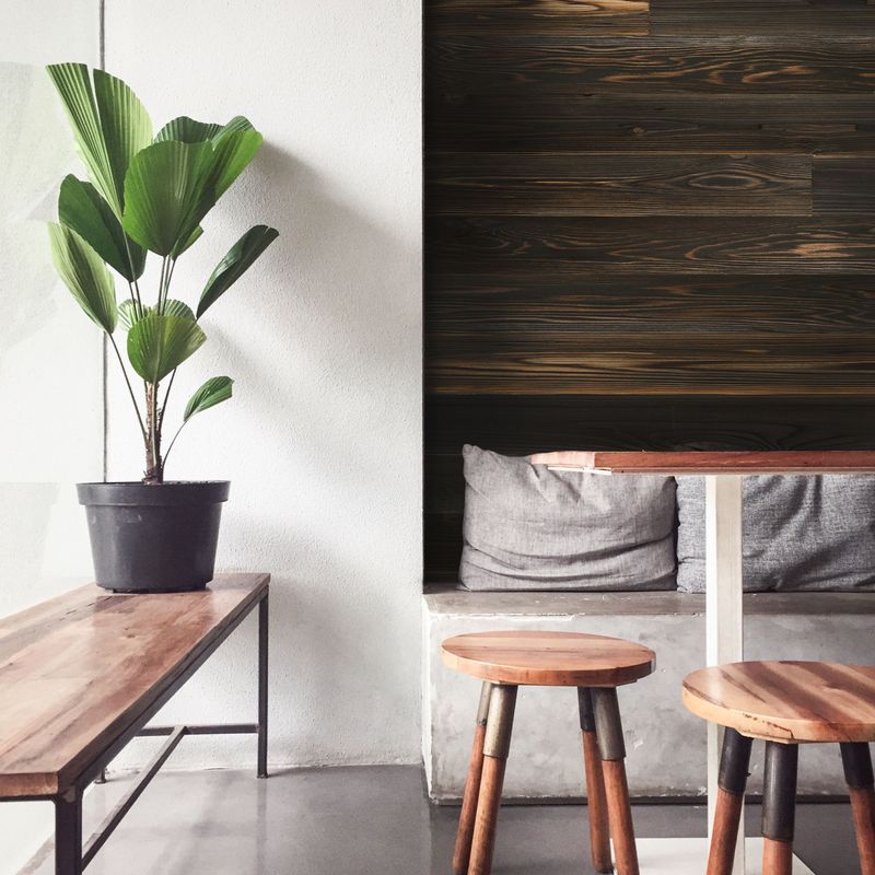 Salvare Charred Spruce Interior Panelling