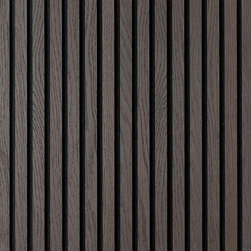 Smoked Oak Timber Slat Panel