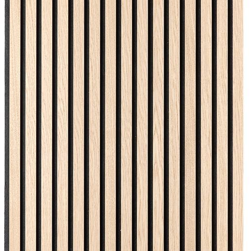 Unfinished Oak Acoustic Timber Slat Panel