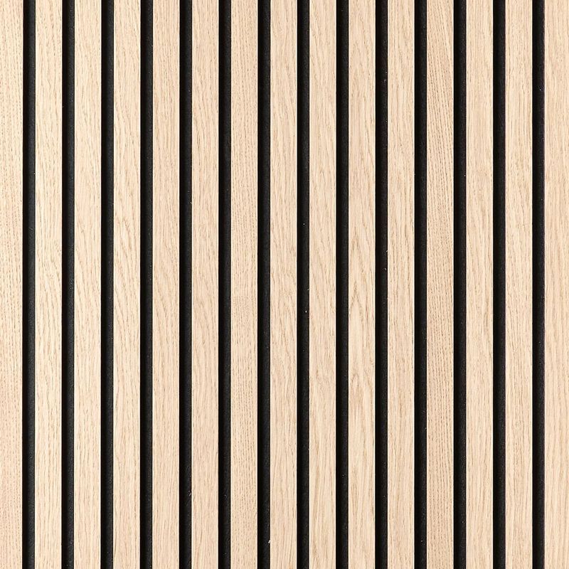 Unfinished Oak Acoustic Timber Slat Panel