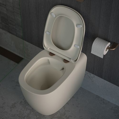 Contura II (Urbane II) Toilet Seat Hinge Caps | Brushed Bronze