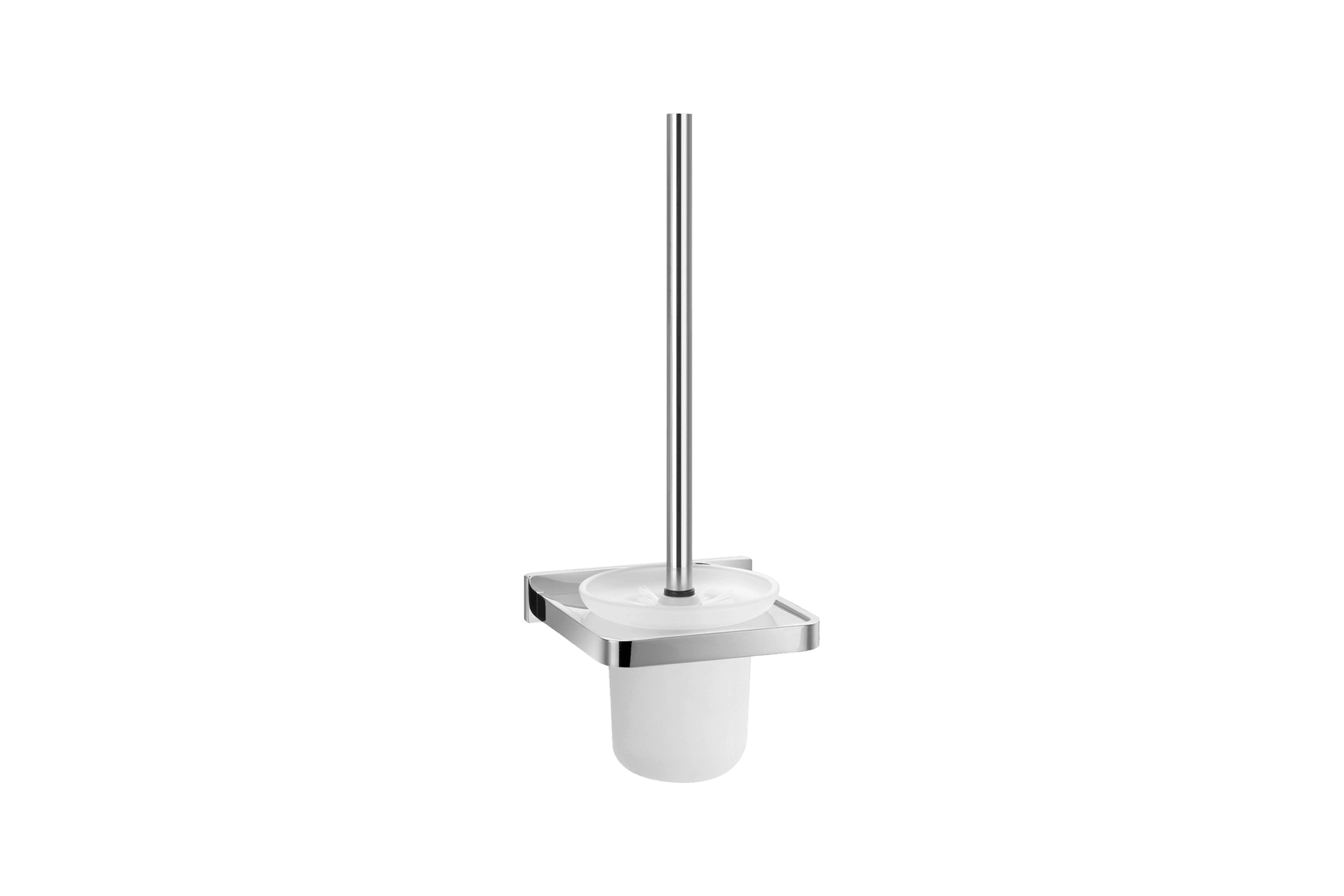 Cubic Toilet Brush Chrome