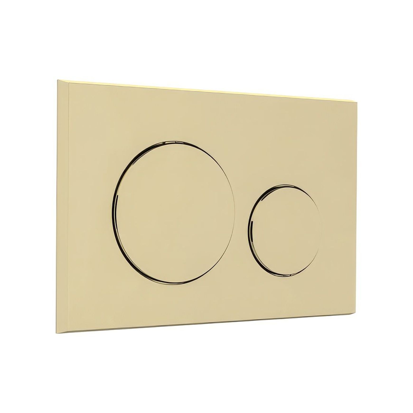 Dual flush plate for Geberit Sigma8 in-wall cistern