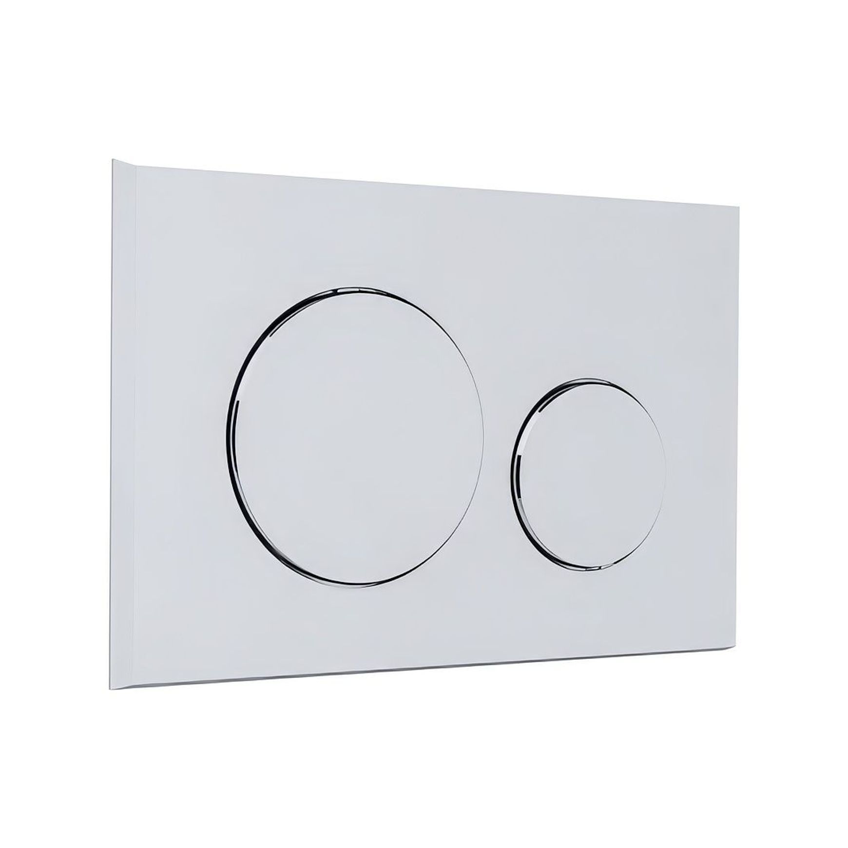 Dual flush plate for Geberit Sigma8 in-wall cistern