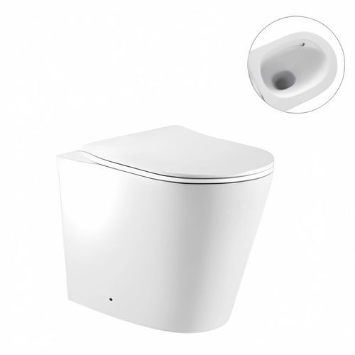 Zero Extra High Rimless Whirlpool Flush Floor Pan