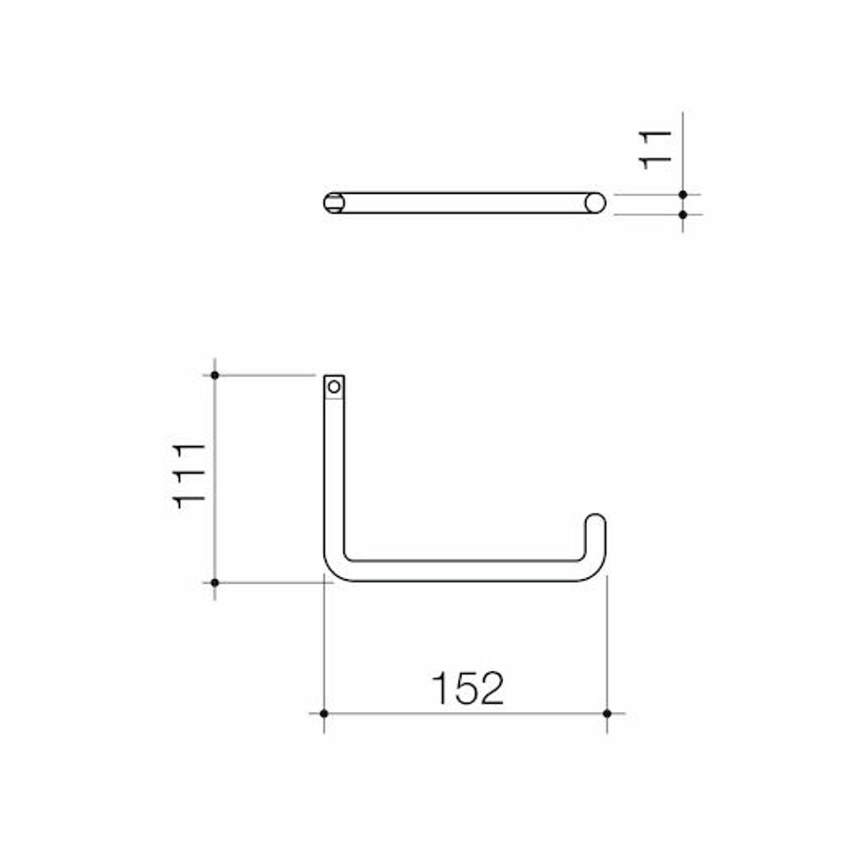 Urbane II Universal Toilet Roll Holder (Attachment)