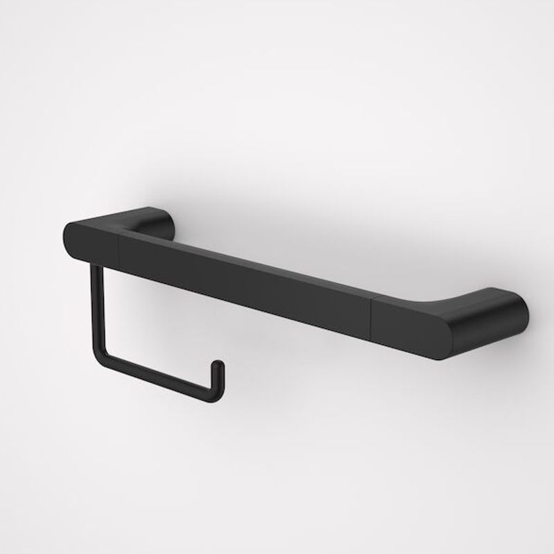 Urbane II Universal Rail 400mm + Toilet Roll Holder Set