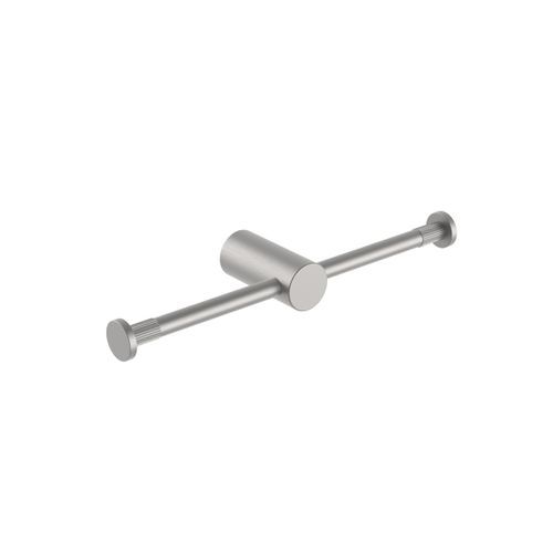 Caddence Double Toilet Paper Holder Brushed Nickel