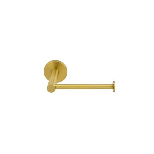 Lucid Pin Toilet Roll Holder Brushed Brass