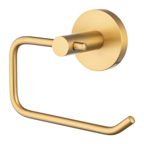 Lucid Pin Toilet Roll Ring Brushed Brass