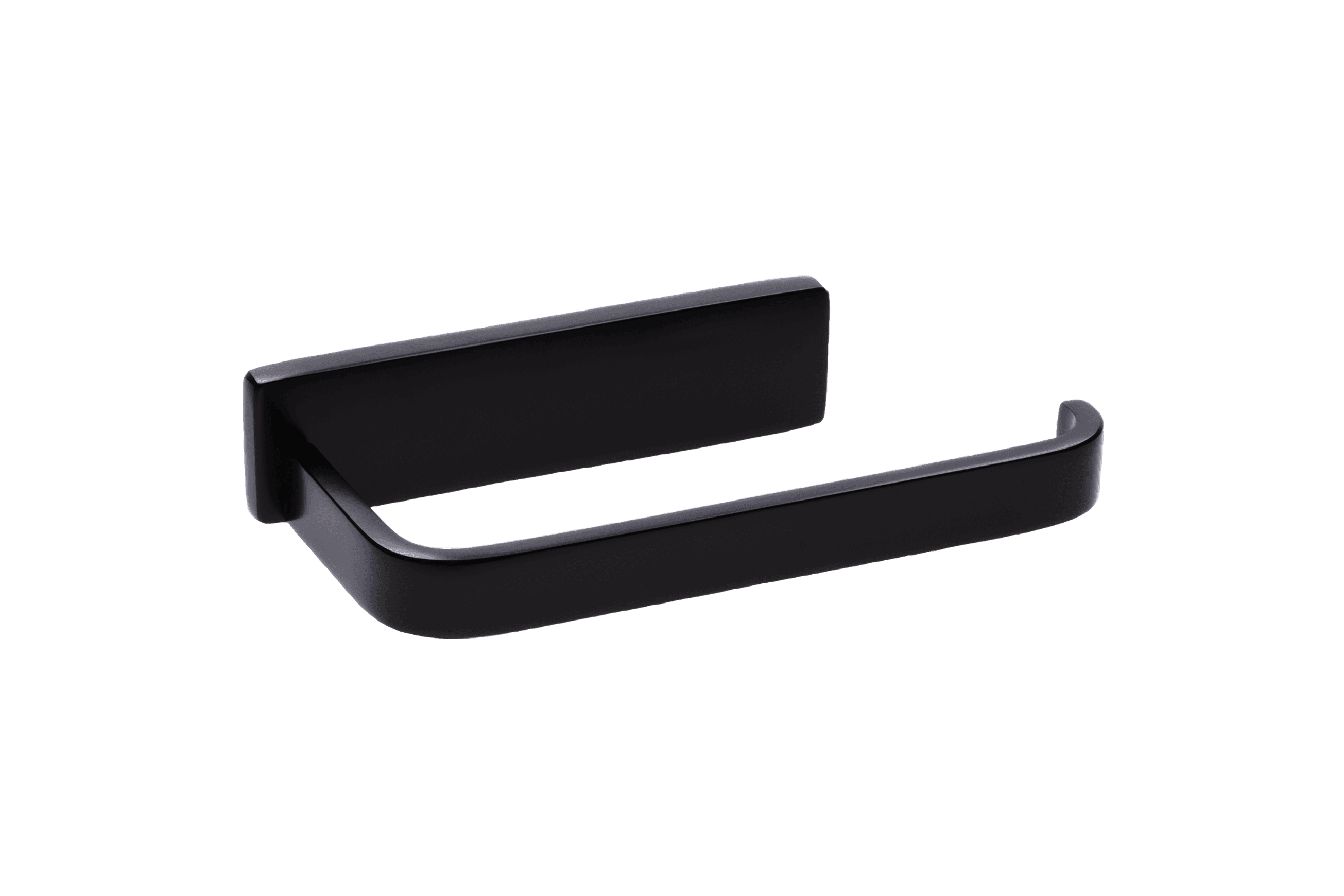 Cubic Toilet Roll Holder Satin Black