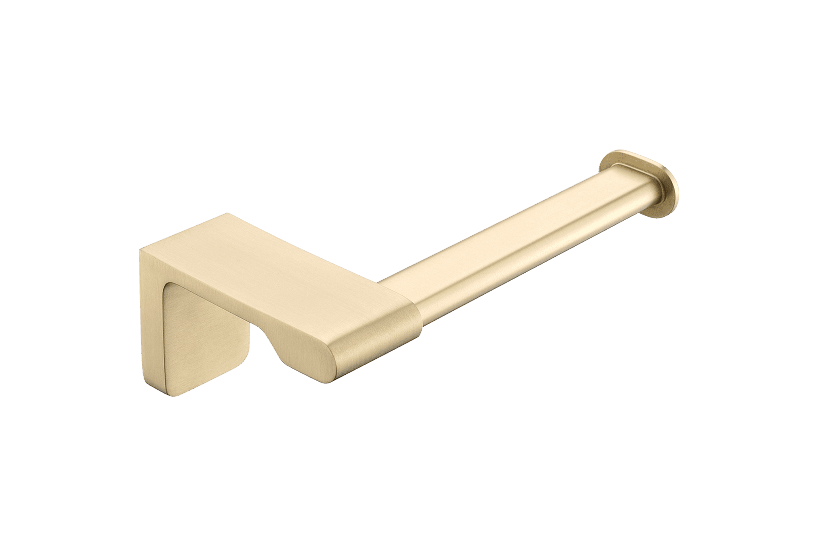 Abode Toilet Roll Holder Brushed Brass
