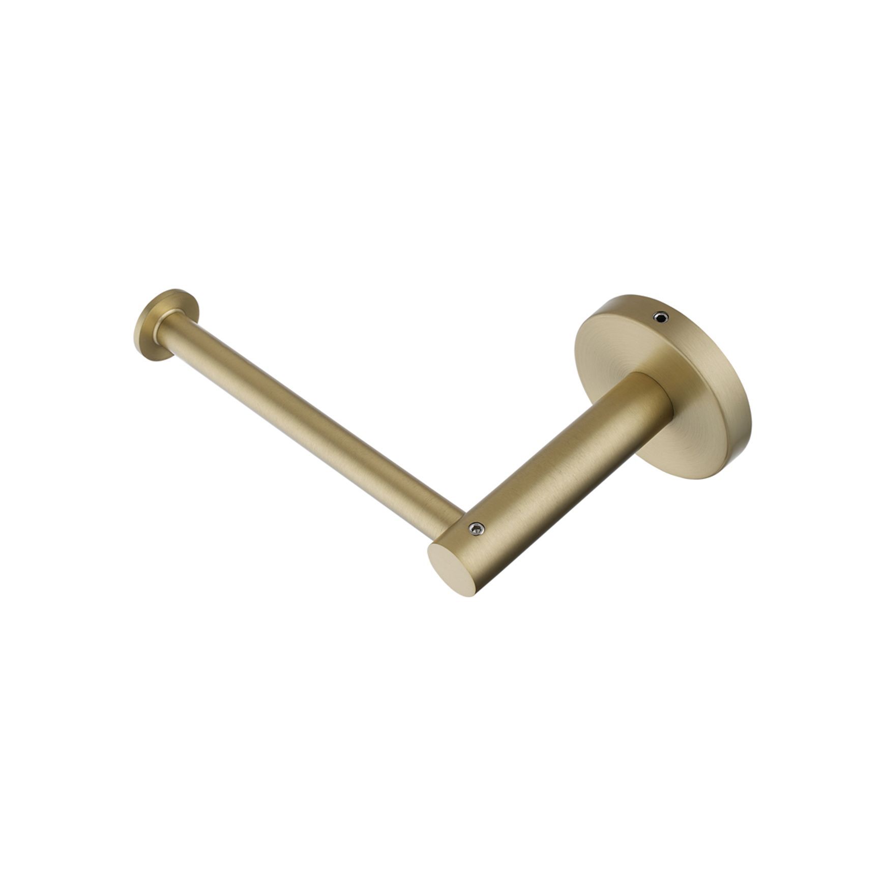 Lucid Pin Toilet Paper Holder Light Brushed Brass