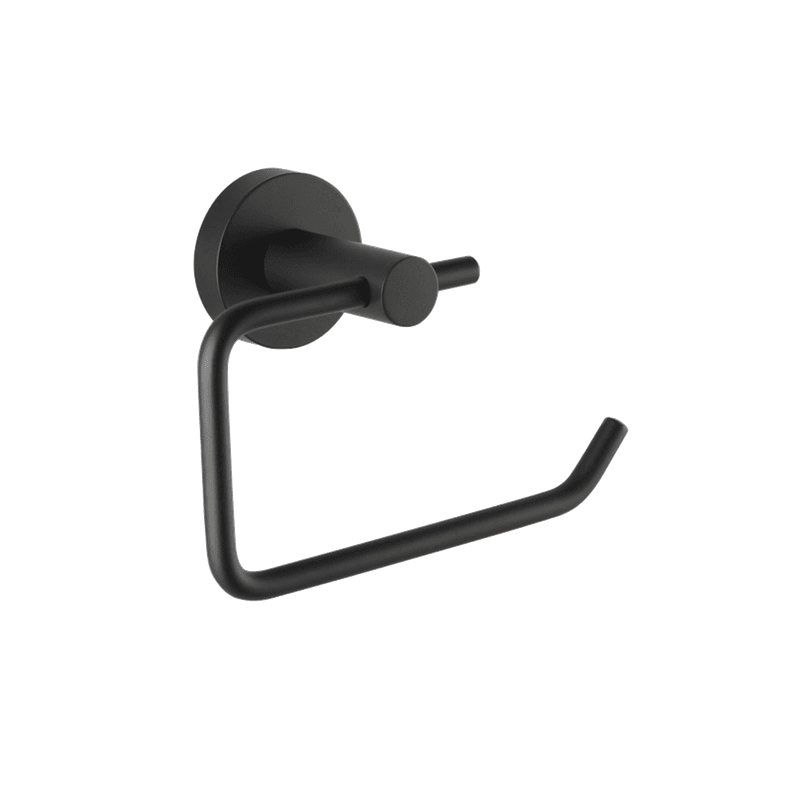 Lucid Pin Toilet Roll Ring Matte Black