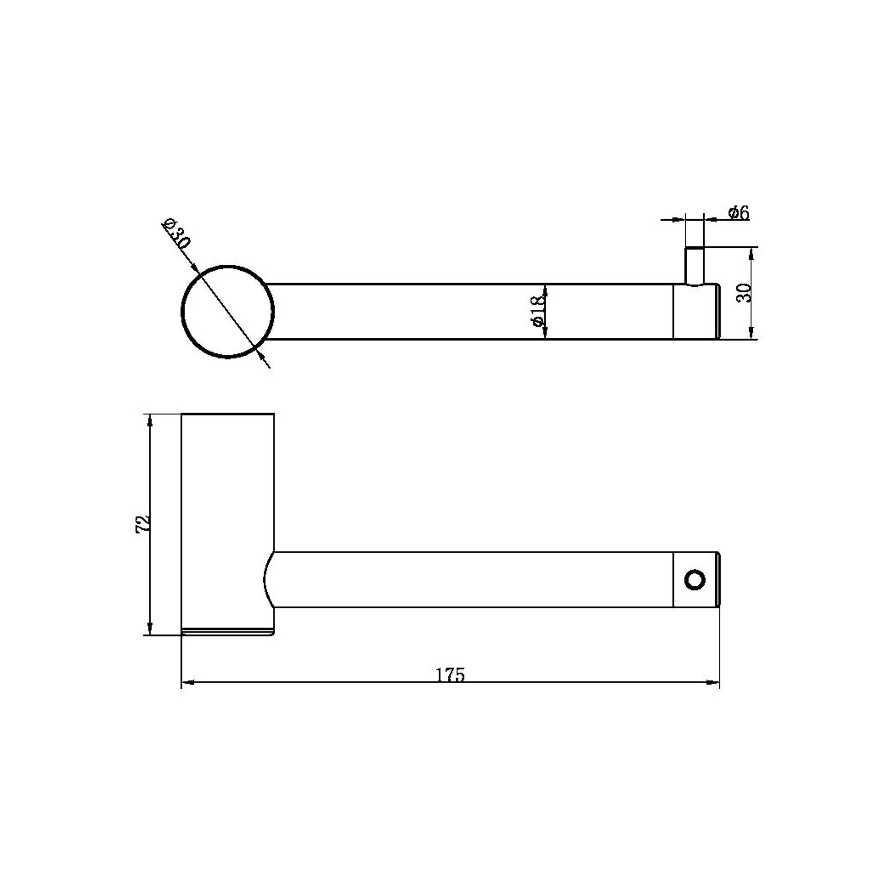 Zen SS316L Toilet Roll Holder | Graphite