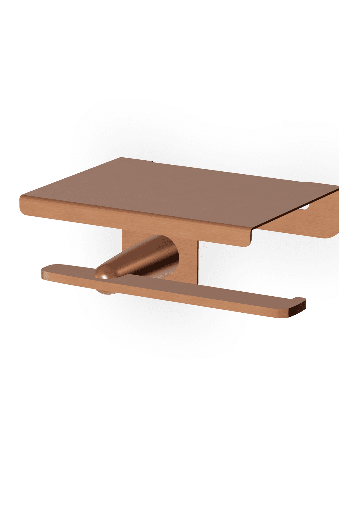 Veloce Toilet Paper Holder With Shelf