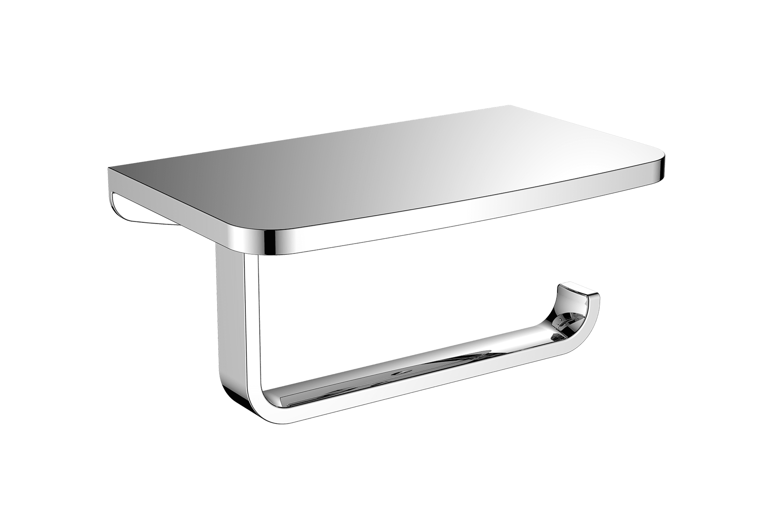 Cubic Toilet Roll Holder With Shelf