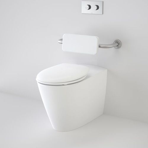 Care 705 Cleanflush Invisi Suite Carvelle Double Flap Seat White Backrest GermGard®