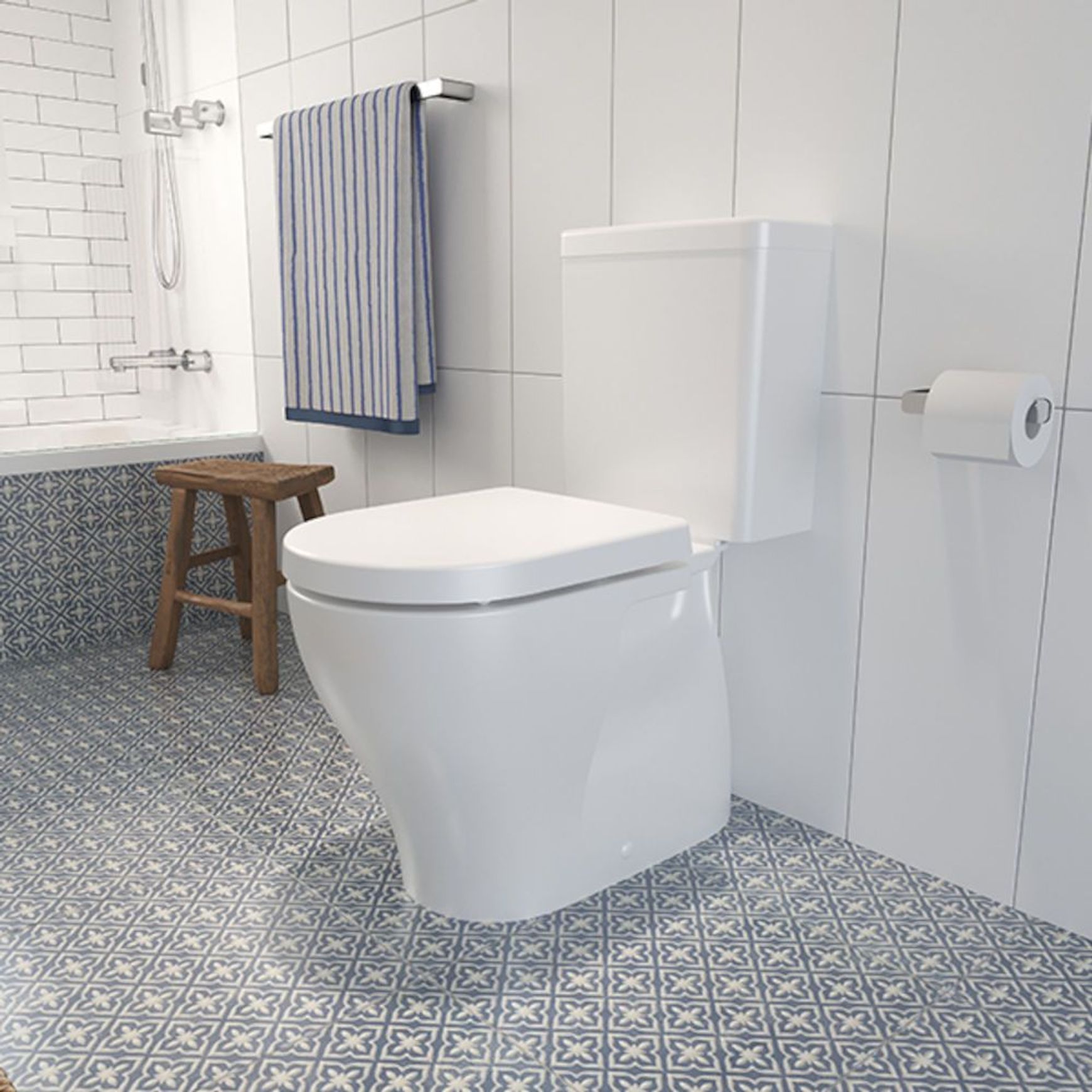 Luna Cleanflush Closed Coupled Toilet Suite