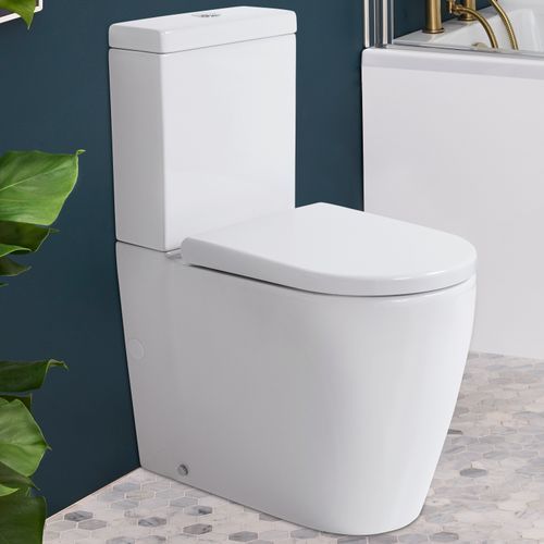 Cascade Easy Height Rimless Back-to-Wall Toilet Suite