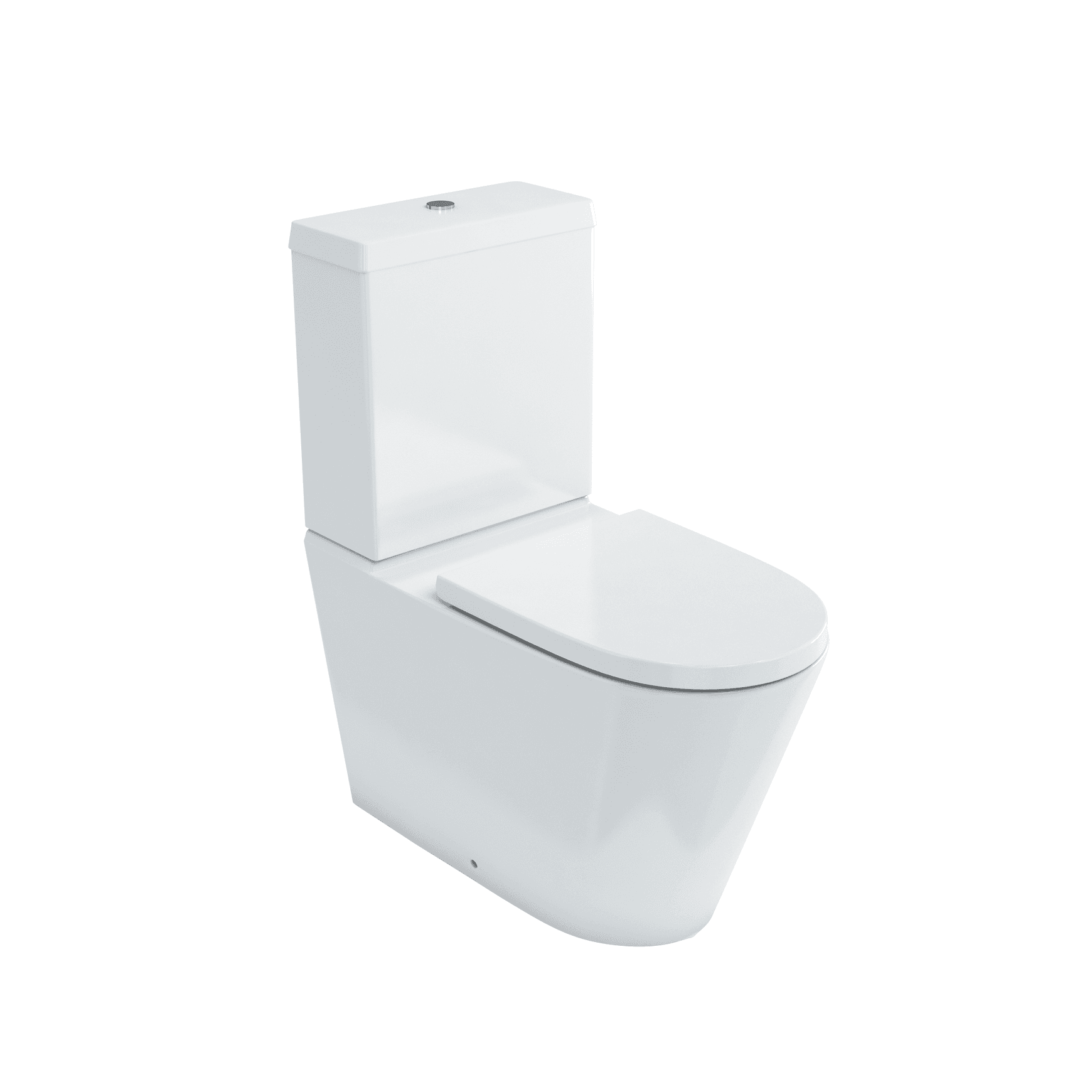 Sphere Easy Height Rimless Back-to-Wall Toilet Suite