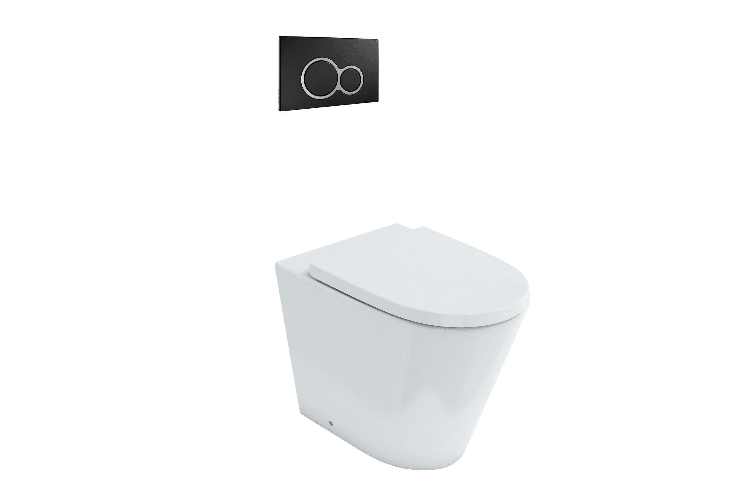 Sphere Easy Height Rimless Wall-Faced Toilet Suite