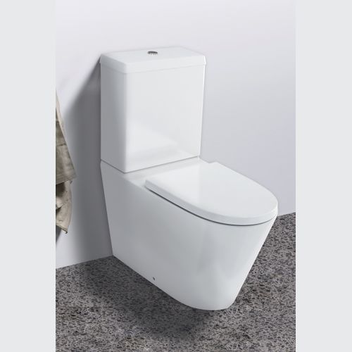 Sphere Easy Height Rimless Back-to-Wall Toilet Suite