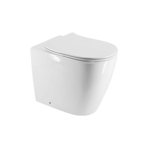 Zen Rimless Overheight Floor Mount Toilet With Slim Sea