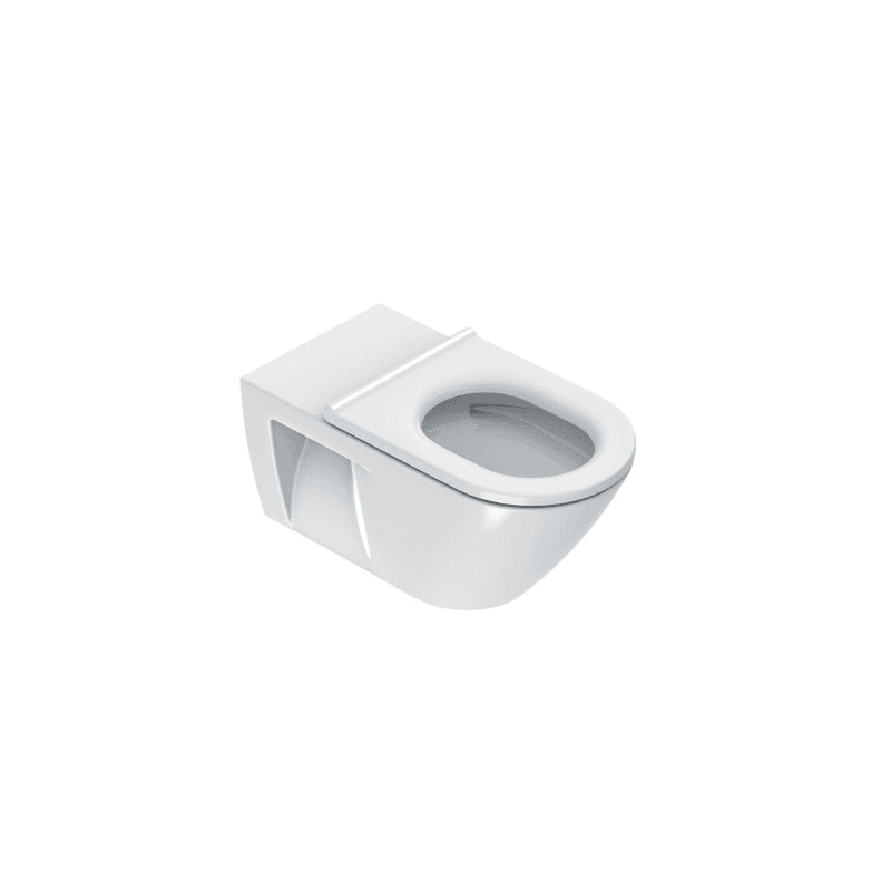 Sfera 70 Rimless Wall Hung Toilet With White Seat Ring