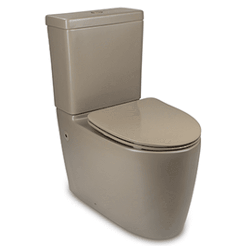 Grande Back to Wall Toilet Suite - Cashmere