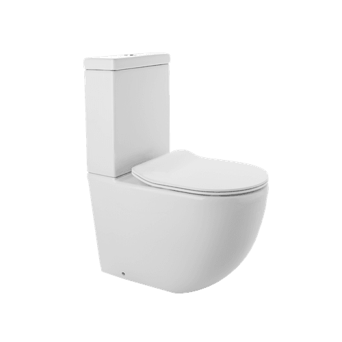 Luci2 Toilet Suite with Slim Seat Gloss White