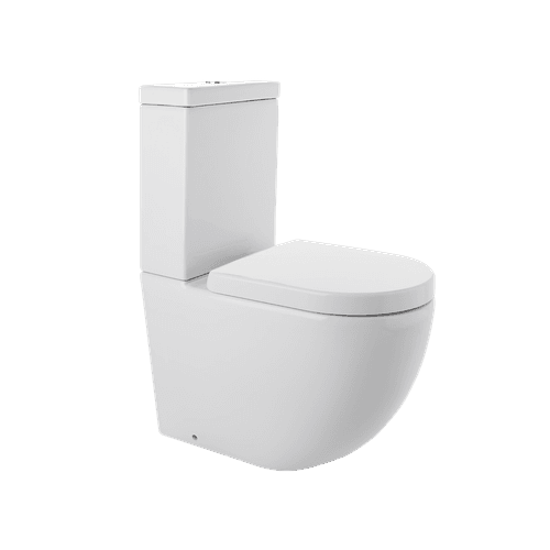 Luci2 Toilet Suite with Thick Seat Gloss White