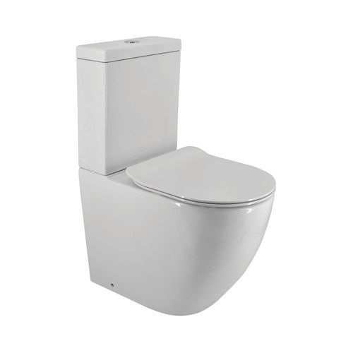 Zen Rimless Back To Wall Toilet Suite Slim Seat