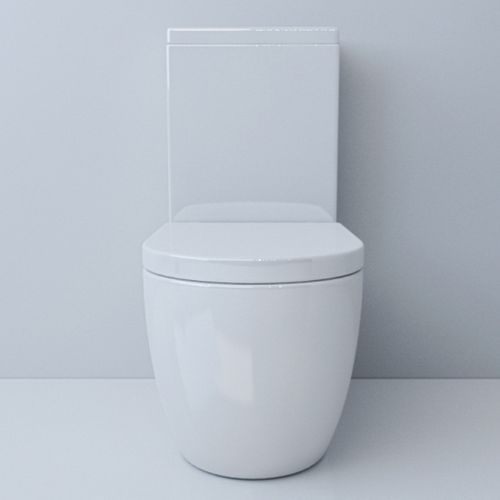 Hurricane Gloss White Toilet Suite