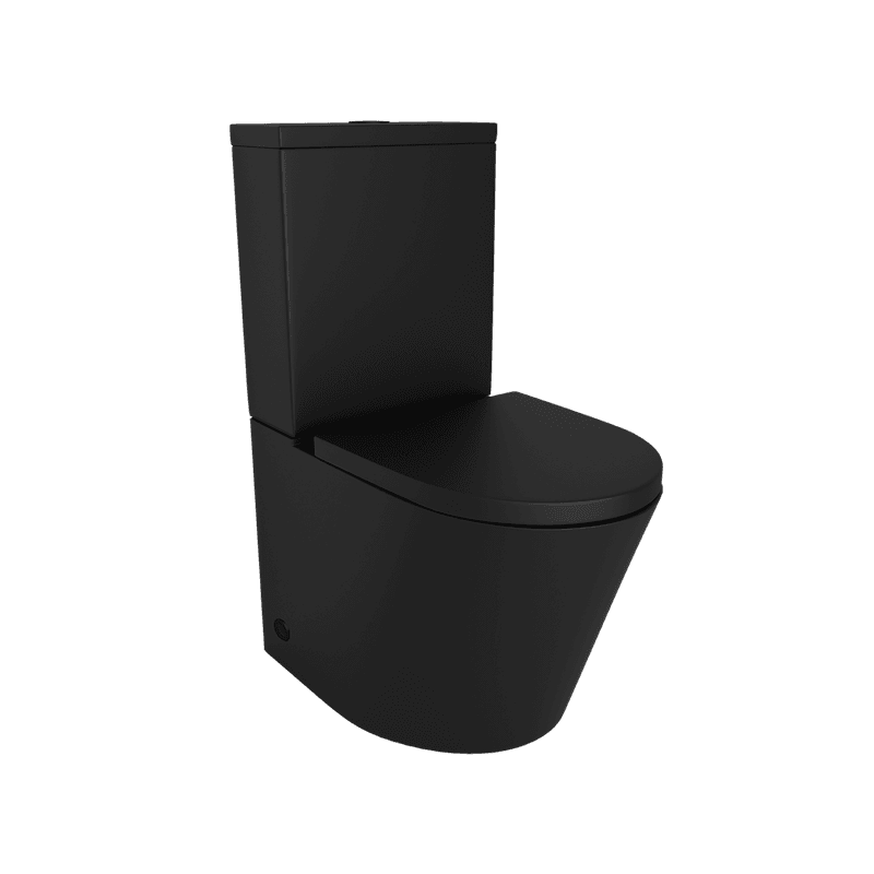 Vivo Toilet Suite Thick Seat Matte Black