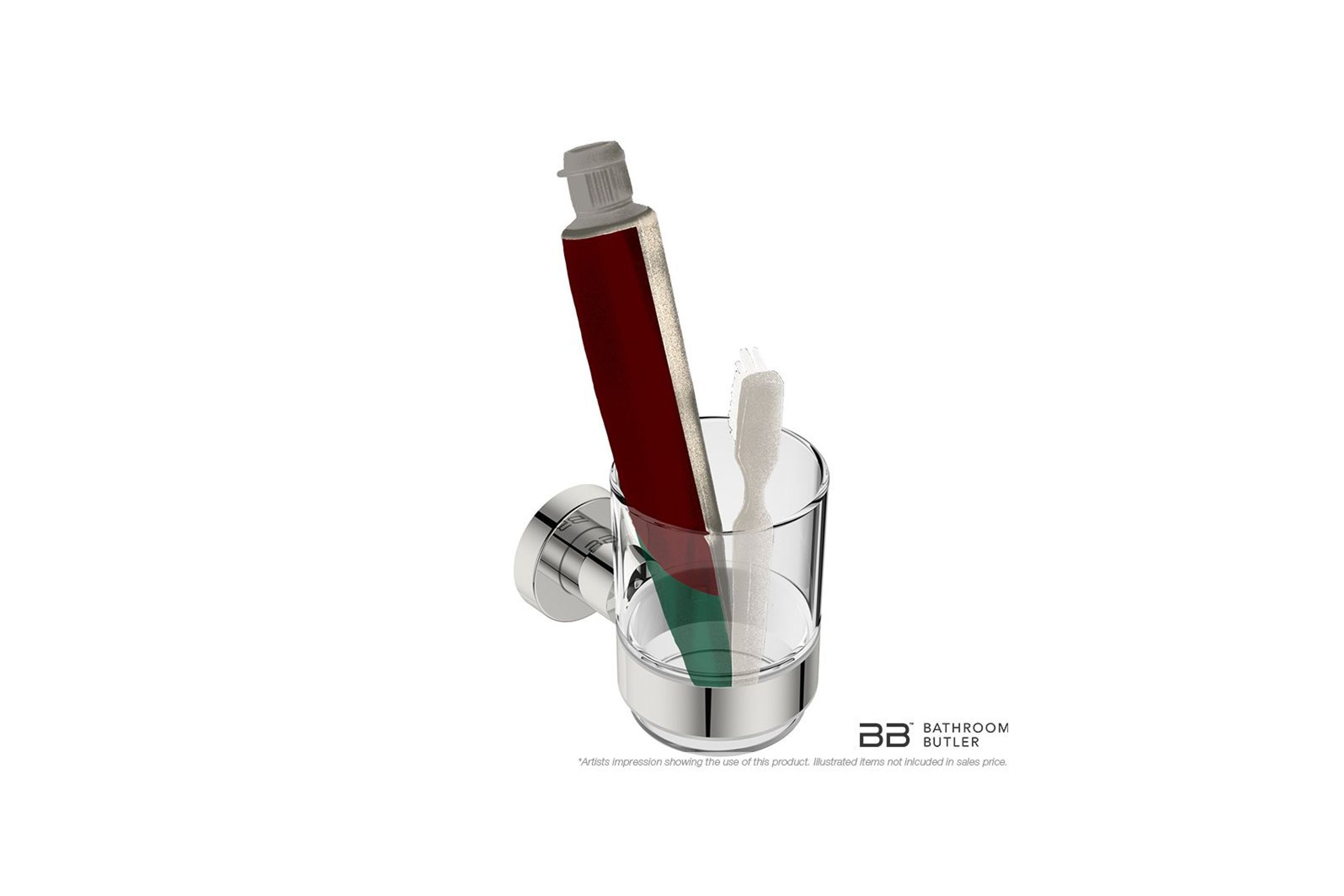 Glass Tumbler and Holder - 8200 Series Number 8232