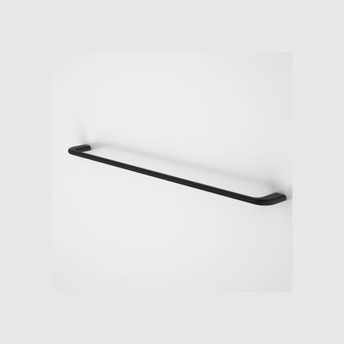 Contura II 820mm Single Towel Rail | Matte Black