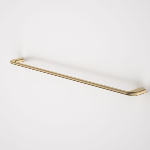 Contura II 820mm Single Towel Rail | Brushed Brass
