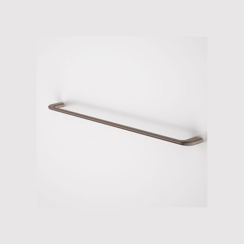Contura II 820mm Single Towel Rail | Brushed Bronze