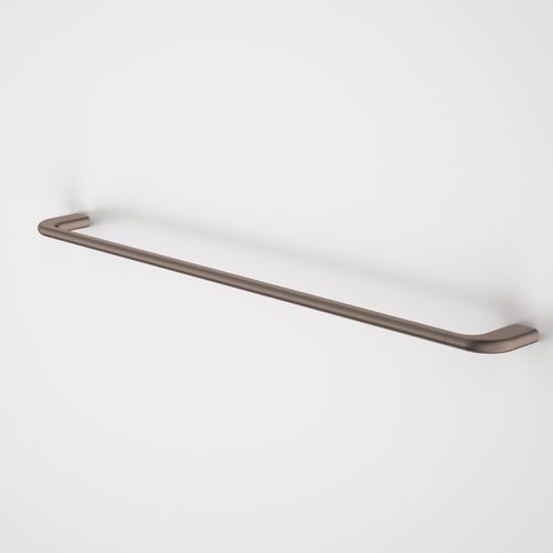 Contura II 820mm Single Towel Rail | Brushed Bronze