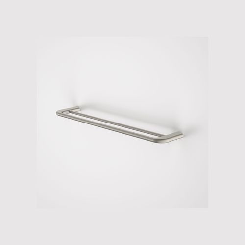 Contura II 620mm Double Towel Rail  | Brushed Nickel