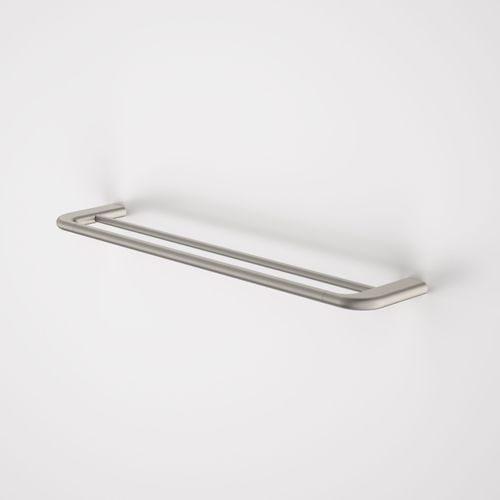 Contura II 620mm Double Towel Rail  | Brushed Nickel