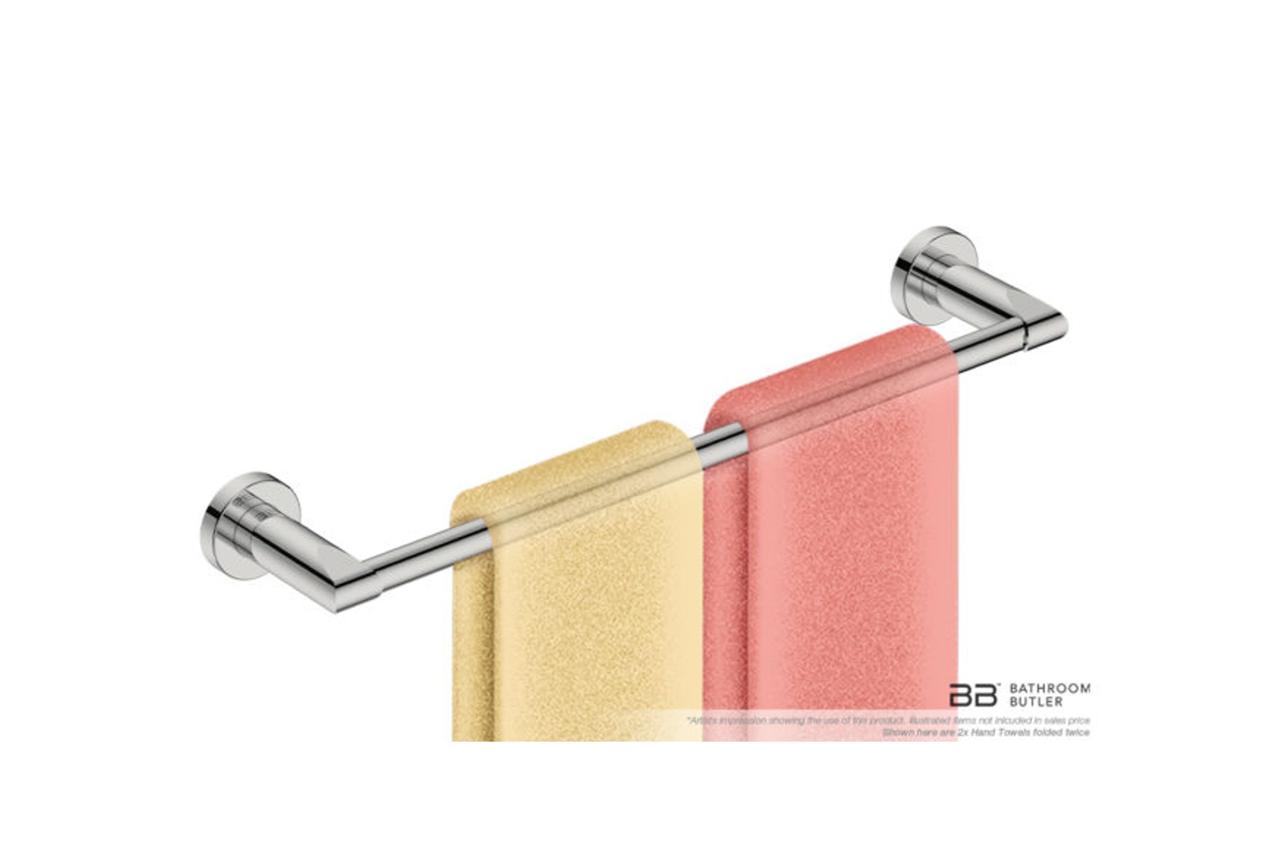 Single Towel Rail 430mm - 8200 Series Number 8270