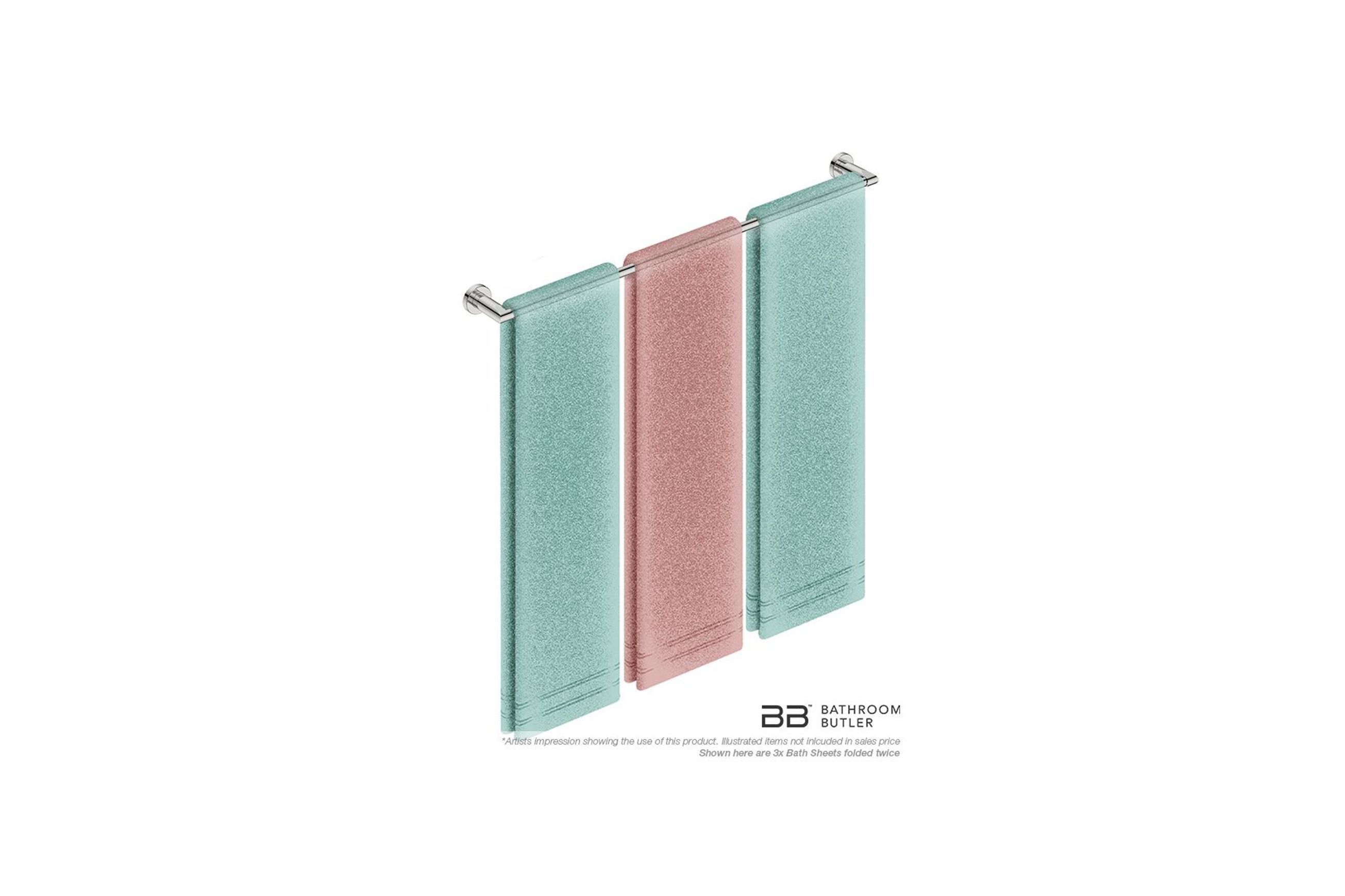 Single Towel Rail 800mm - 8200 Series Number 8275