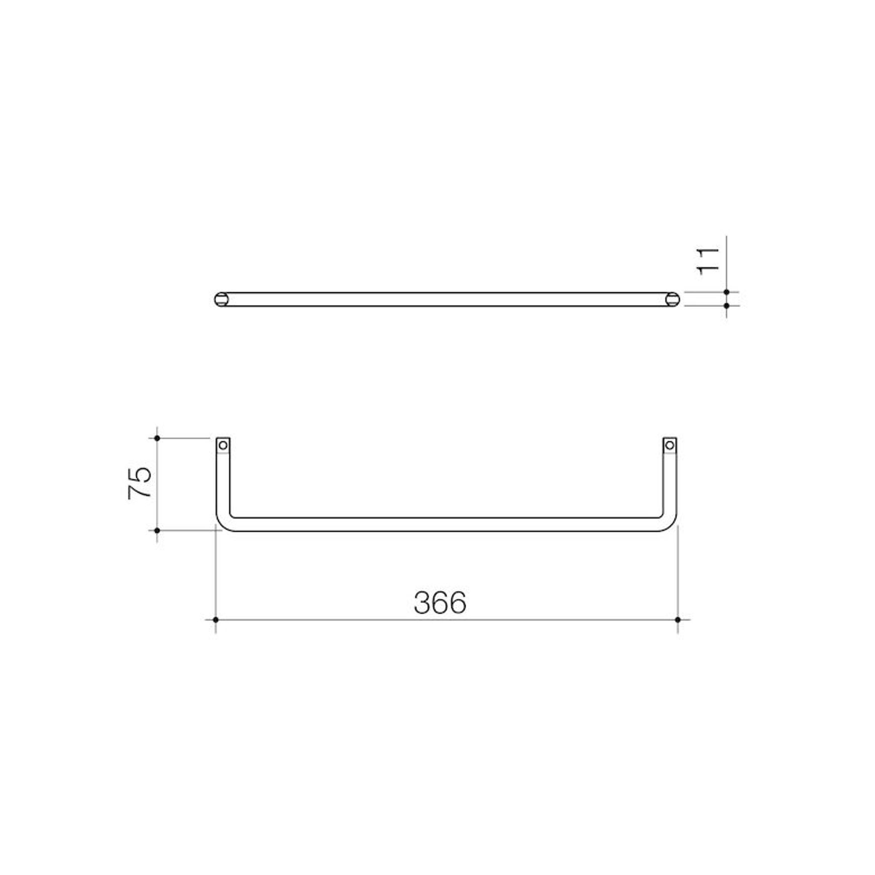 Urbane II Universal Towel Rail (Attachment)