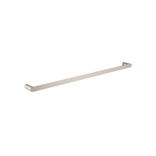 Rushy Single Towel Rail 800mm Brushed Nickel
